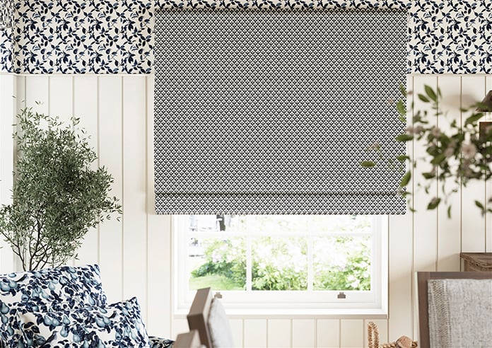 Scallop and Bud, Hudds - Roman Blind - Image 3